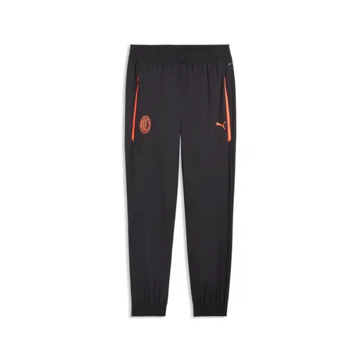 Pantalon survêtement Milan AC PumaTech woven noir rouge