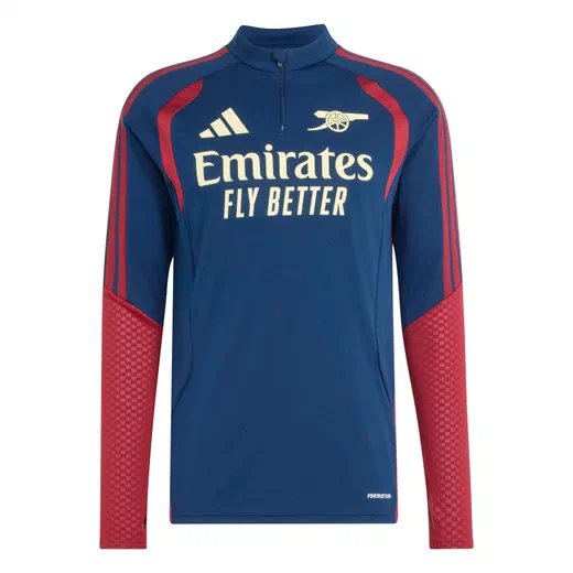 Sweat zippé Arsenal bleu rouge