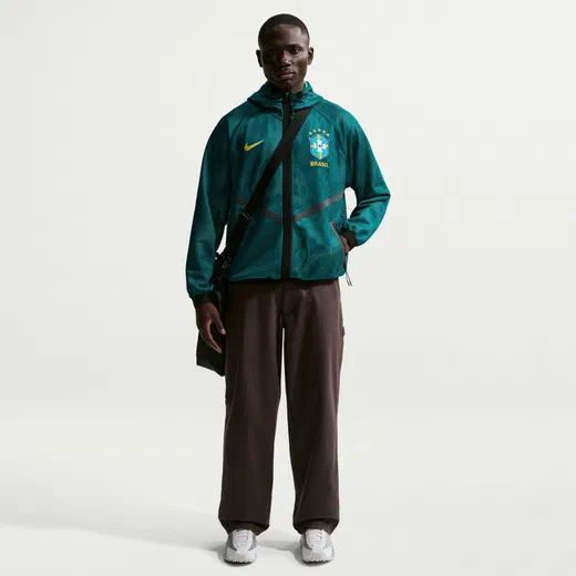 Veste survêtement Brésil anthem vert