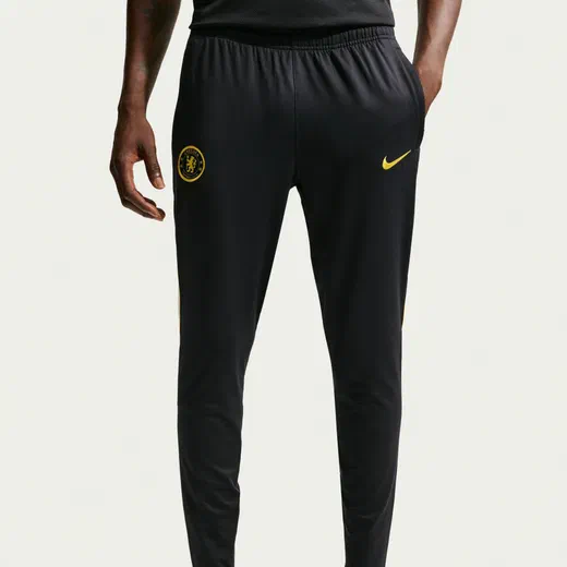 Pantalon survêtement Chelsea Strike noir jaune