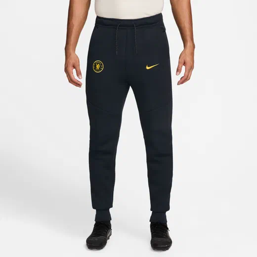 Pantalon survêtement Chelsea TechFleece noir jaune