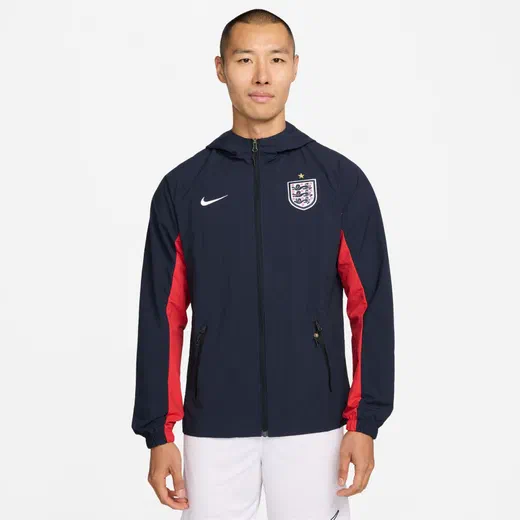 Coupe vent Angleterre noir rouge