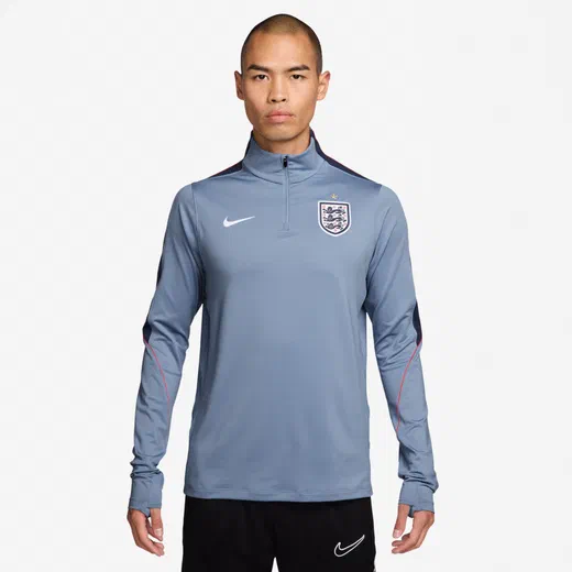 Sweat zippé Angleterre Strike bleu