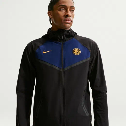 Coupe vent Inter Milan noir bleu