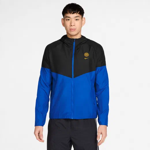 Coupe vent Inter Milan noir bleu