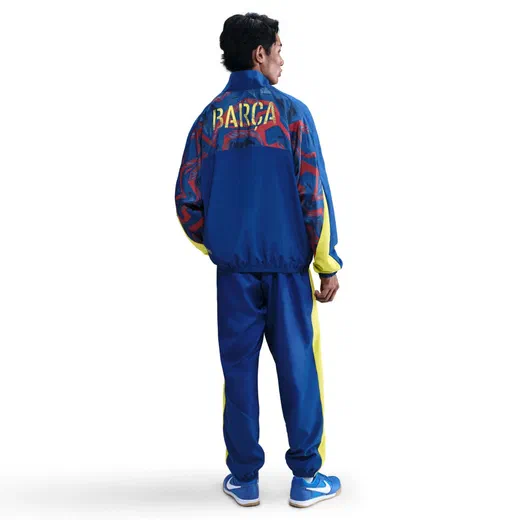 Pantalon survêtement FC Barcelone Woven bleu