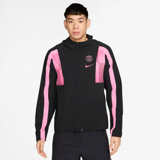 Veste survêtement PSG Energy noir rose