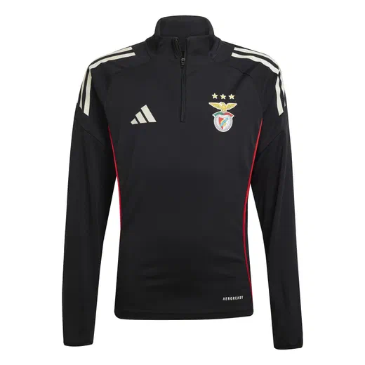 Sweat zippé junior Benfica noir