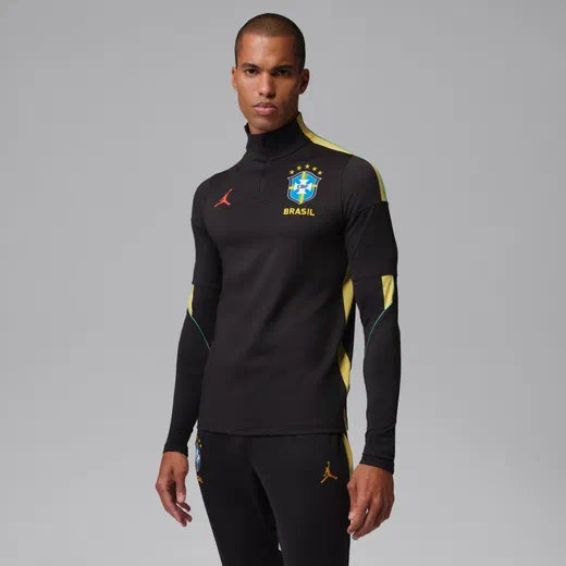 Sweat zippé Brésil Strike noir
