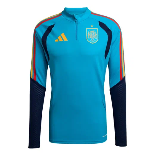 Sweat zippé Espagne bleu