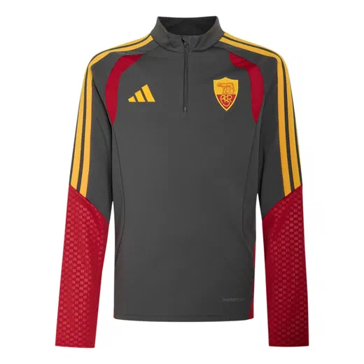 Sweat zippé junior AS Roma gris