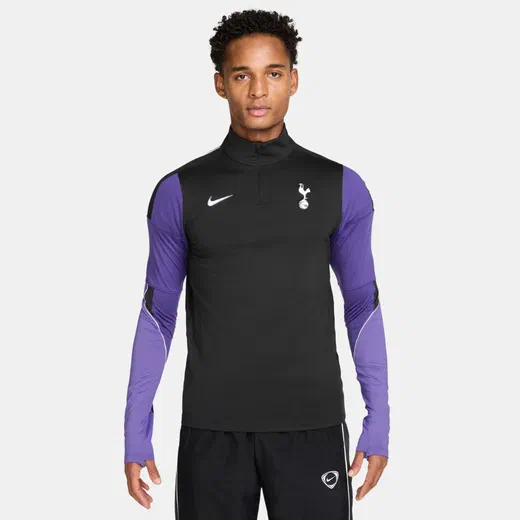 Sweat zippé Tottenham noir violet