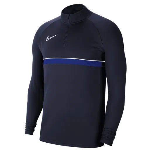 Sweat zippé Nike Academy bleu foncé