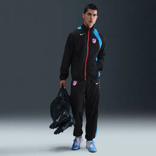 Veste survêtement Atlético Madrid Woven GX noir bleu