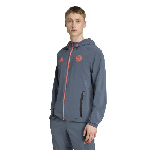 Veste survêtement Bayern Munich Vis Tech gris orange