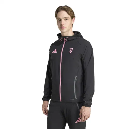 Veste survêtement Juventus Tiro Vis Tech noir rose