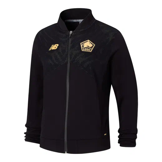 Veste survêtement LOSC noir or