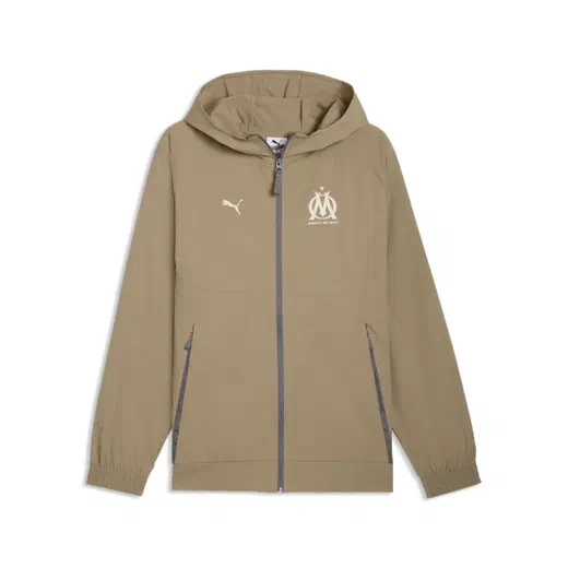 Veste survêtement OM PumaTech Woven beige